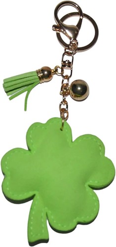 Popfizzy Kleeblatt Schlüsselanhänger für Damen und Mädchen, Strass Handtasche Anhänger - Bild 7 von 7