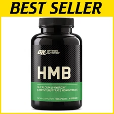 HMB 1000mg Capsules for Muscle Growth – 90 Count Unflavored Supplement