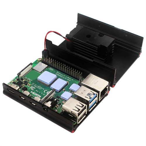for 4B Aluminum Case Passive & Active with Cooling Fan Heatsinks - Afbeelding 2 van 7