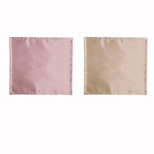 2 Pack Satin Car Seat Headrest Cover for Babies Hair pink