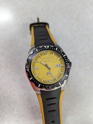Tommy Bahama Relax RLX1000 Beach Cruiser Yellow Dial 10 ATM Diver
