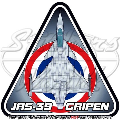 Saab JAS-39 GRIPEN Thailand JAS-39C Royal Thai Air Force RTAF 95mm Sticker Decal