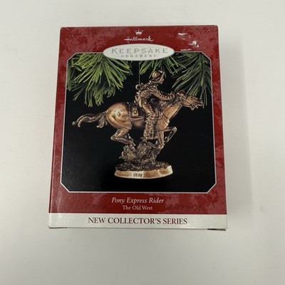 Hallmark Keepsake Ornament Pony Express Rider The Old West Collector's Series