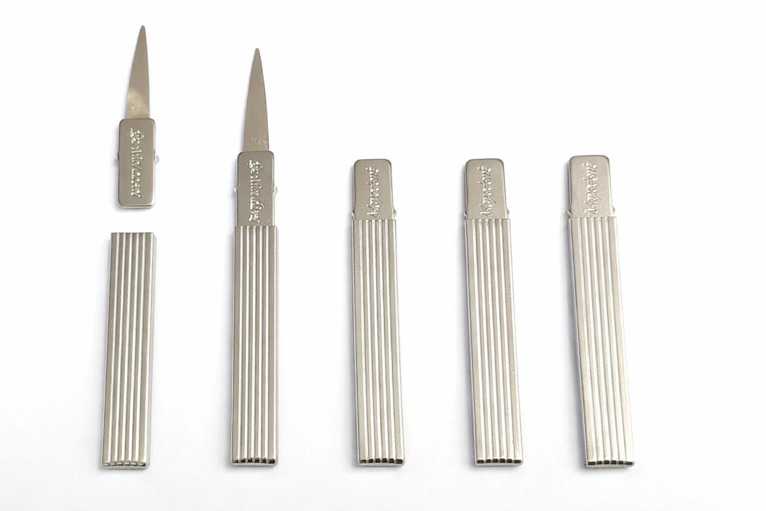 Zahnstocher Silber Metall Zahnreiniger mit Silberblatt 835 wiederverwendbar 2