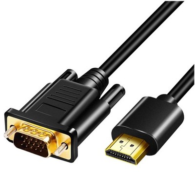 HDMI auf VGA Kabel, Full HD 1080P, vergoldete Anschlüsse, 1m, aktiv