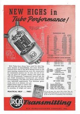 RCA Radio Corp of America Transmitting Tubes & AR-77 Receiver 1941 Print Ads