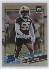 2023 Panini Donruss Factory Set Optic Preview Holo Prizm Isaiah Foskey #373 0nr3