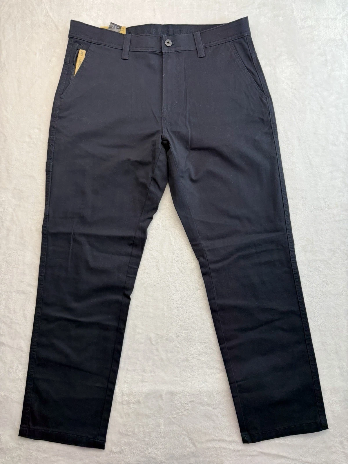 Weatherproof Commuter Pants Men 34x30 Navy Stretch Flex Waist