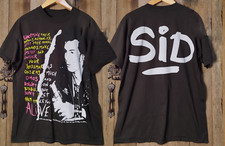 SID VICIOUS SEX PISTOLS - AOP ALL OVER PRINT NEW VINTAGE BAND T SHIRT