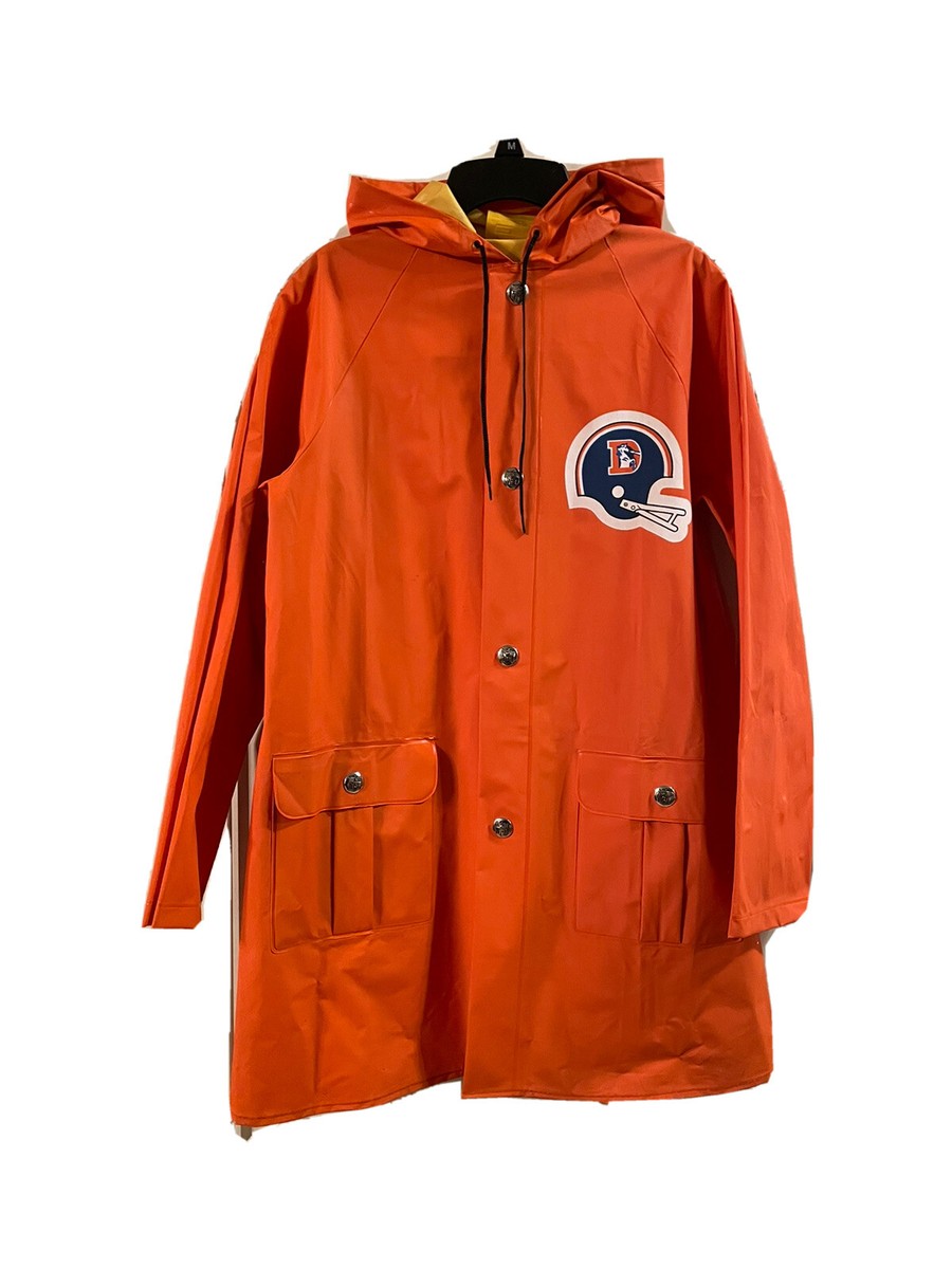 Vintage NFL Denver Bronco Football Vinyl Raincoat Rain