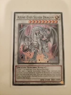 **SCHNÄPPCHEN** - YU-GI-OH - Azure-Eyes Silver Dragon - 1. Auflage - portofrei
