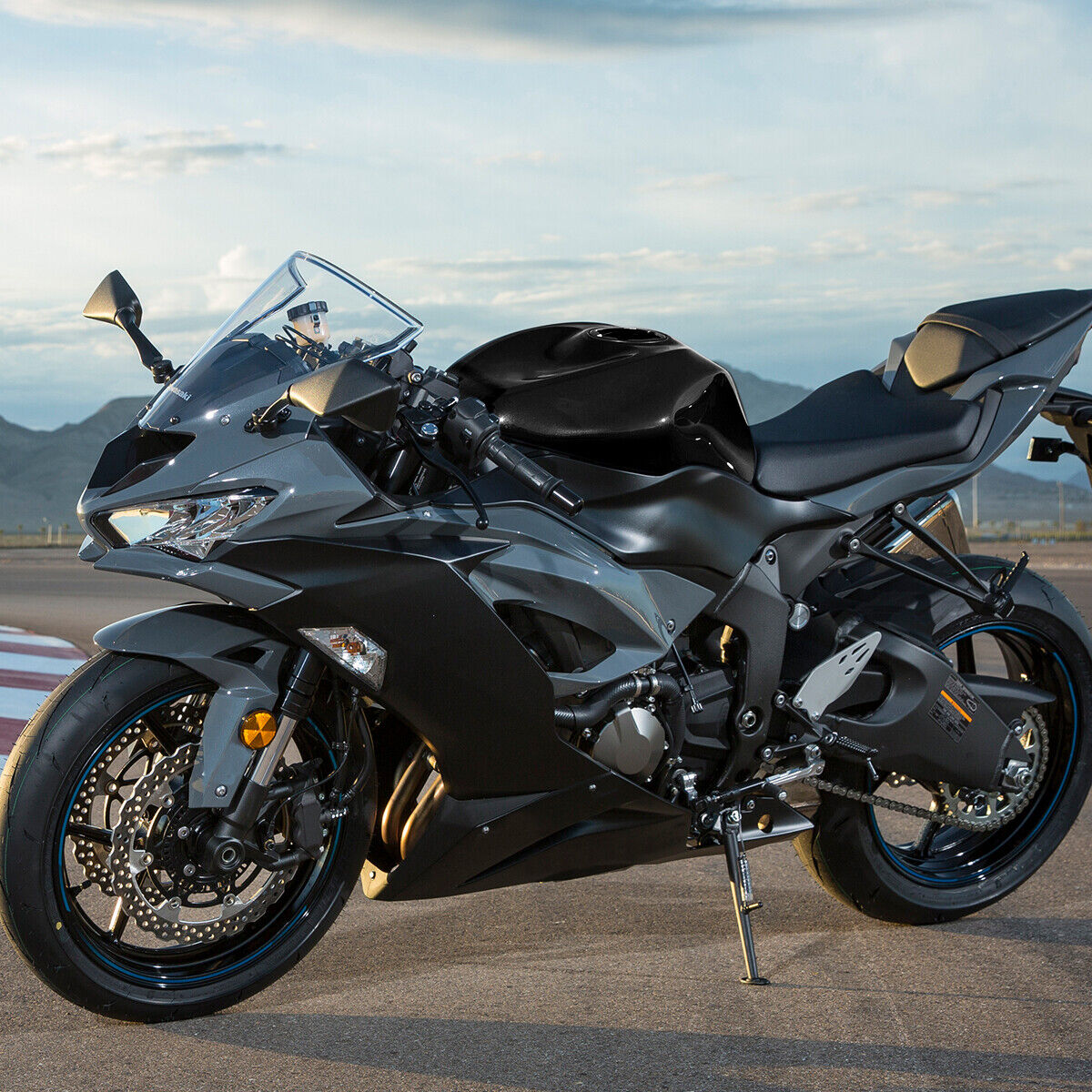 Nardo Gray Fairing Kit For Kawasaki Ninja ZX6R ZX636 2019-2023 + Nardo Gray Fairing Kit For Kawasaki Ninja ZX6R ZX636 2019-2023 +