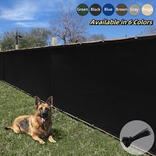 Outdoor Privacy Fence Screen Garden Yard Windscreen Mesh HDPE Fabric Shade Cover