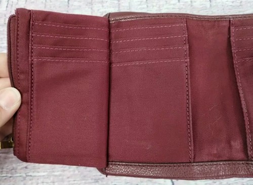 Fossil Ellis Multifunction Leather Tri Fold and Zip Wallet, Geometric Pattern - Picture 17 of 24
