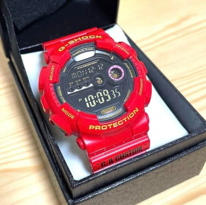 G-SHOCK x GUNDAM 35th Anniversary Limited Char Aznable GD-100 Red