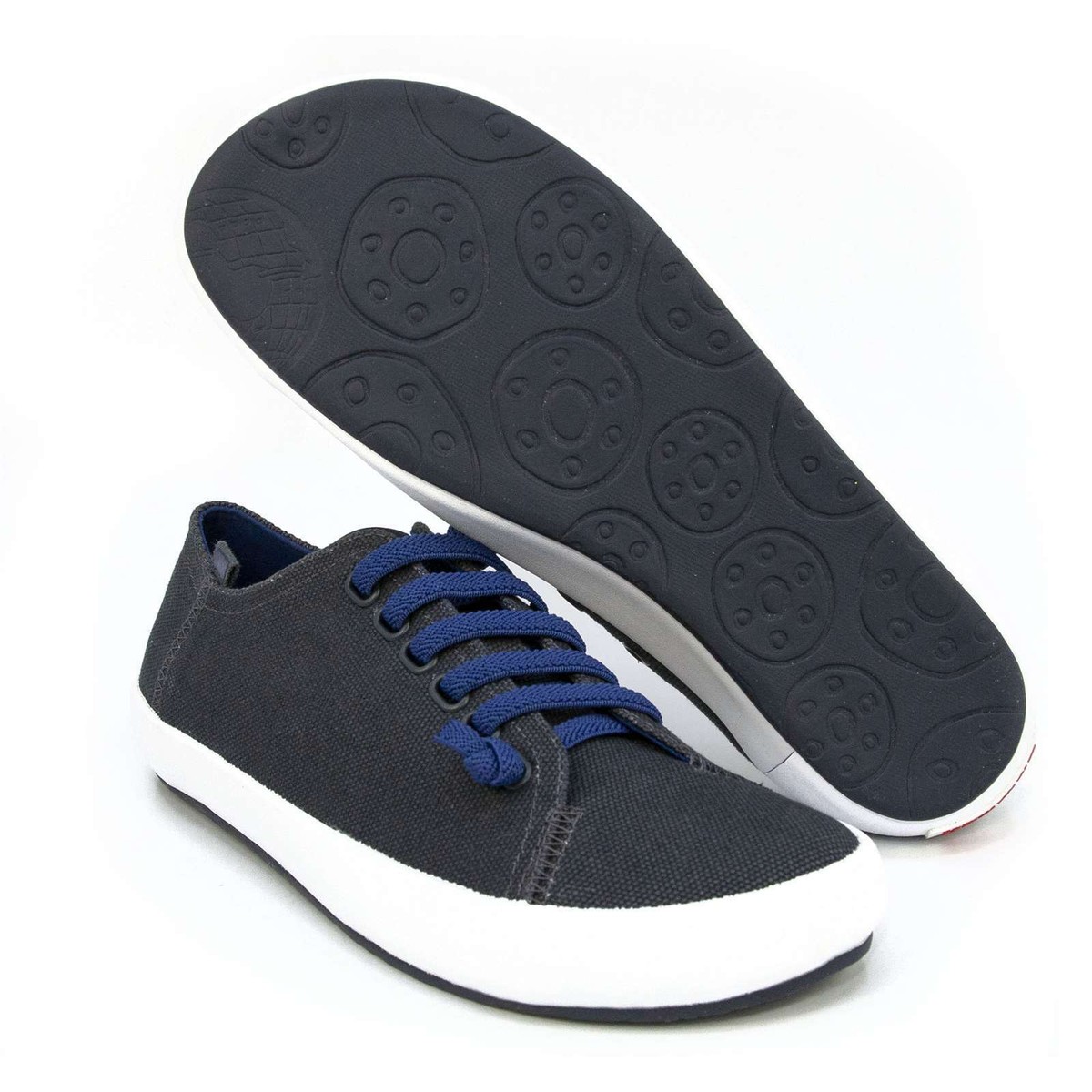 Camper Peu Rambla Mens Size 10 US 43 EU Grey Canvas Slip On Casual Shoes Sneaker Camper Men main image 3