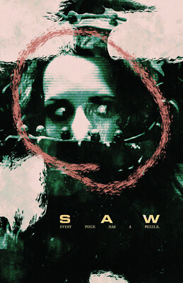 AA3657 Saw Film By James Wan 2004 Horror Movie Poster 11x17