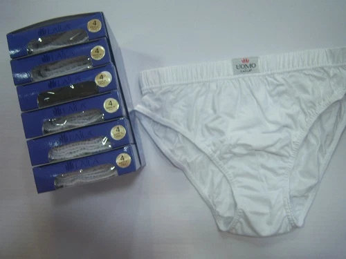 6 men's Laila briefs art. 125 100% Cotton