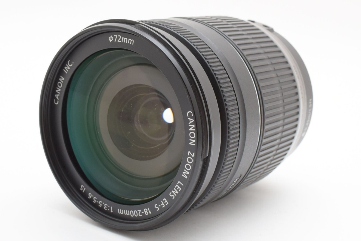 Canon EF-S 18-200mm F3.5-5.6 IS Telephoto Zoom Lens From Japan