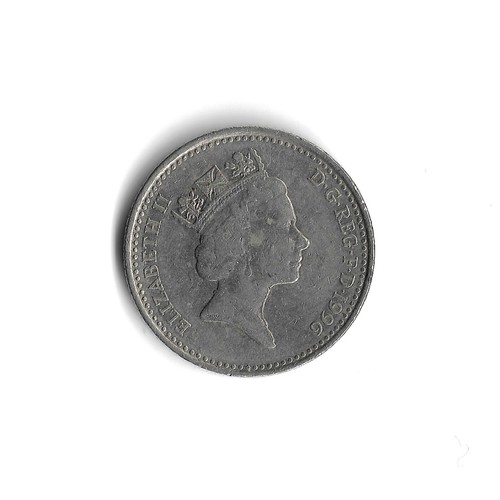 1996 UK Great Britain 10 Pence World Coin - KM# 938b
