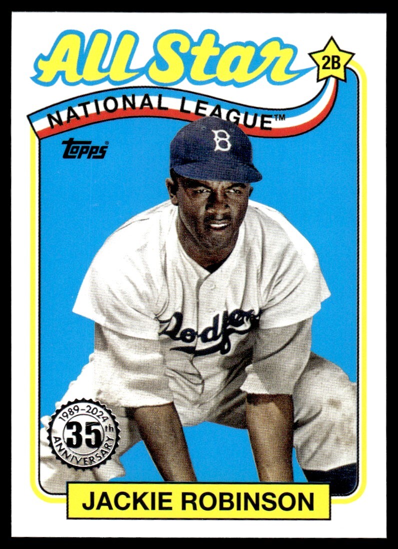 2024 Topps Series 2 1989 35th Anniversary All Star Jackie Robinson