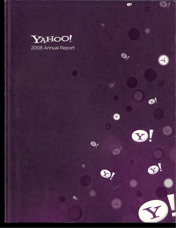 Yahoo! 2008 Annual Report