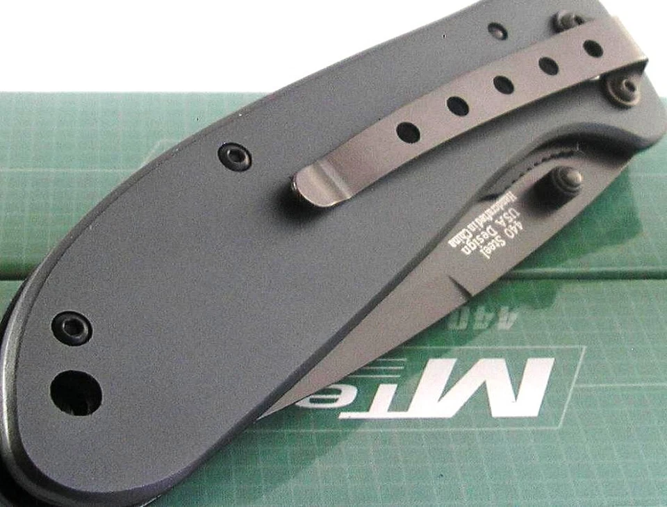 Faca MTech OLD VERSION cinza titânio BurlWood Inlay Linerlock 7.8/4.5/3.3 MT437 - Imagem 3 de 3