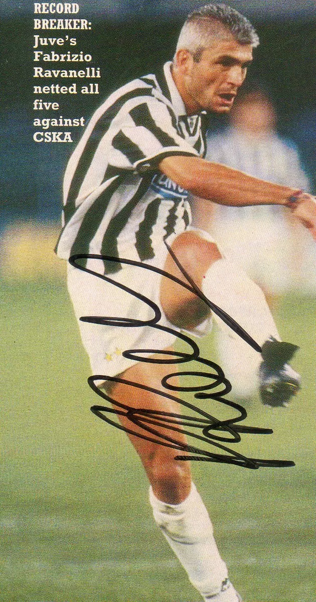 Fabrizio Ravanelli - Signed Photo - Soccer (Reggina 1914)