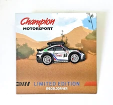 Leen Customs: Porsche Dakar Champion Limited Edition Enamel Pin #486/500