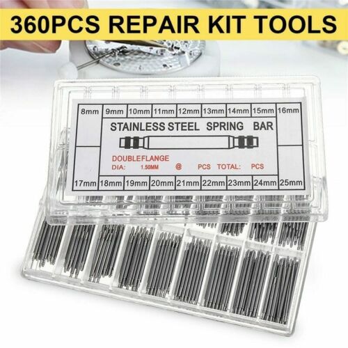 Metall verstellbares Uhrenband Armband Armband Link Pin Entferner Reparatur Werkzeug Kit USA - Bild 13 von 16