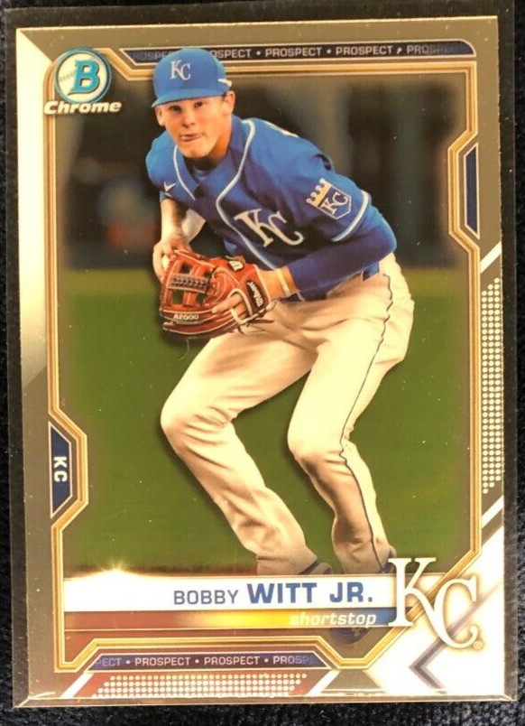 Bobby Witt Jr. 2021 Bowman Chrome Prospect #BCP-193  Kansas City Royals