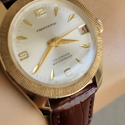 Vintage FRONTENAC men's manual winding watch Date Baumgartner 866