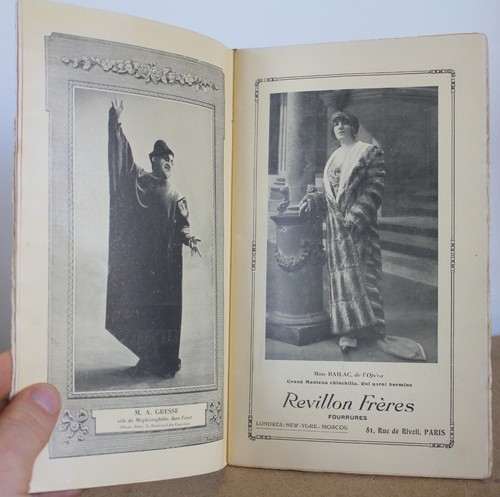 Programme du Théâtre national de l'opéra Faust Gounod 1911 - Photo 4/6