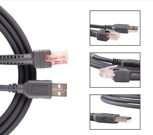 10/20 Pack CBA-U01-S07ZAR 6FT USB Cable Barcode Scanner Cord For Symbol LS2208 - Imagen 5 de 16