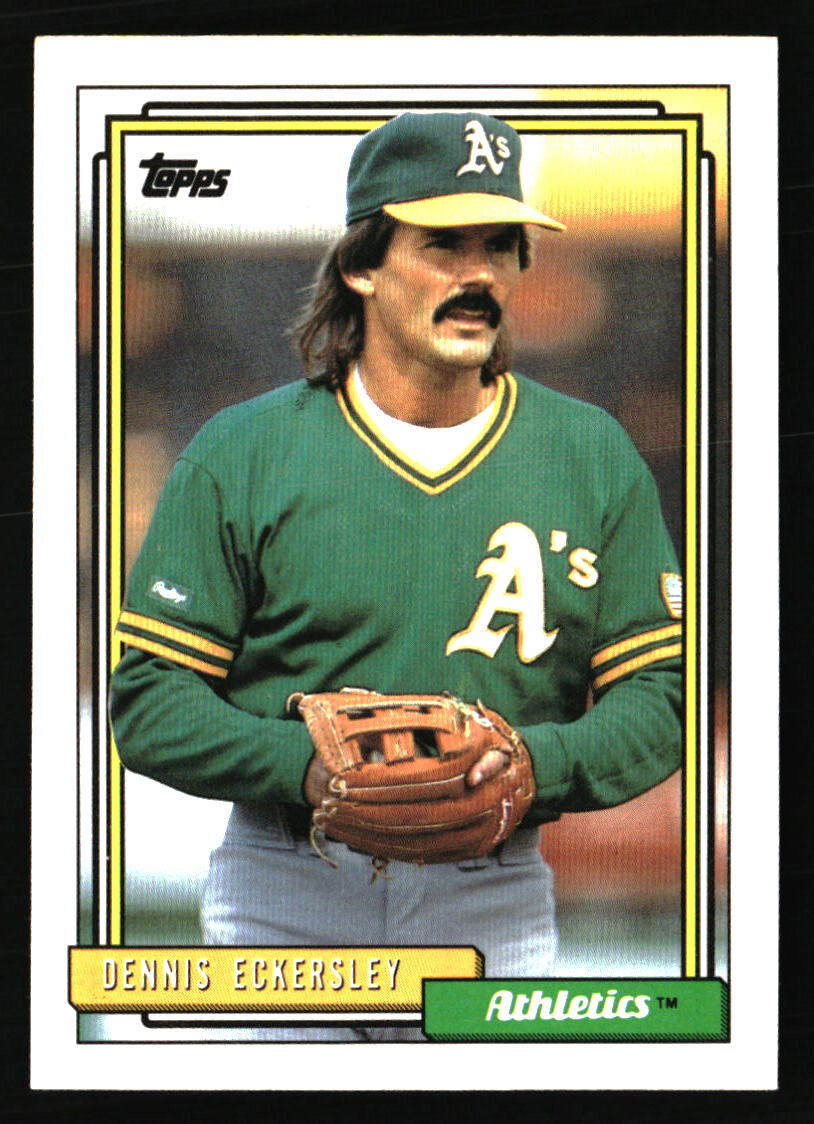 Dennis Eckersley Baseball Cards You Pick Oakland Athletics Boston