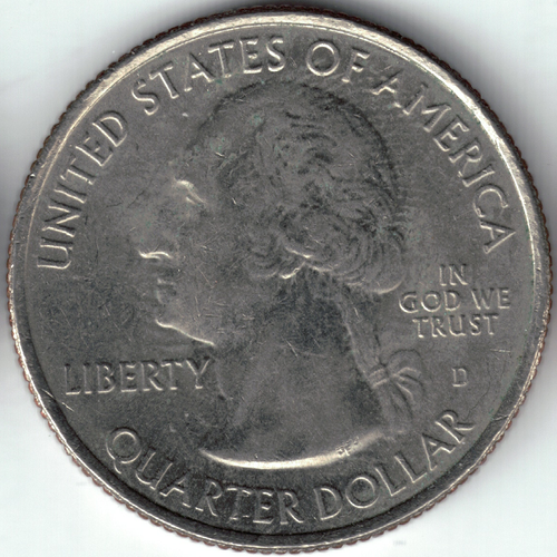 USA - 2010D - Washington ¼ $ - Mount Hood - Rare - #19930 - Picture 2 of 2