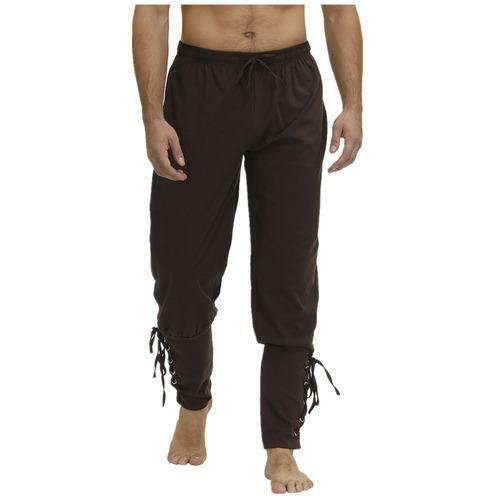 New Male pirate pants Viking cosplay Renaissance medieval trousers 2023 - Bild 3 von 18