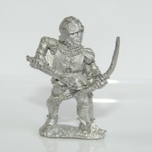 Miniaturas de Ciudadela Pre-Slotta Vintage Metal Caballeros Medievales Arqueros Warhammer - Imagen 39 de 132