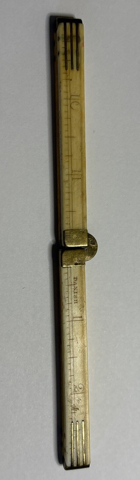 Antique 12 Inch Folding Ruler Danish | eBay