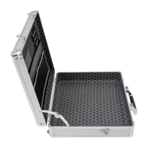 Maletín rígido de aluminio de gran capacidad con cerradura de combinación con bolsillo - Imagen 14 de 17