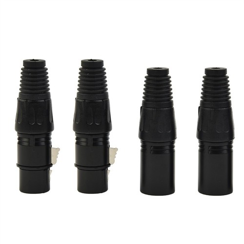 Flexible XLR DMX 3 Pin Male&Female MIC Audio Snake Plug Connectors 10Pairs - Picture 4 of 12