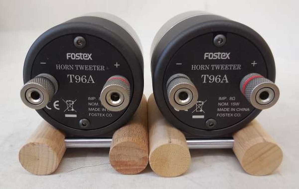 Fostex T96A Horn Super Tweeter Pair Set with Original Box