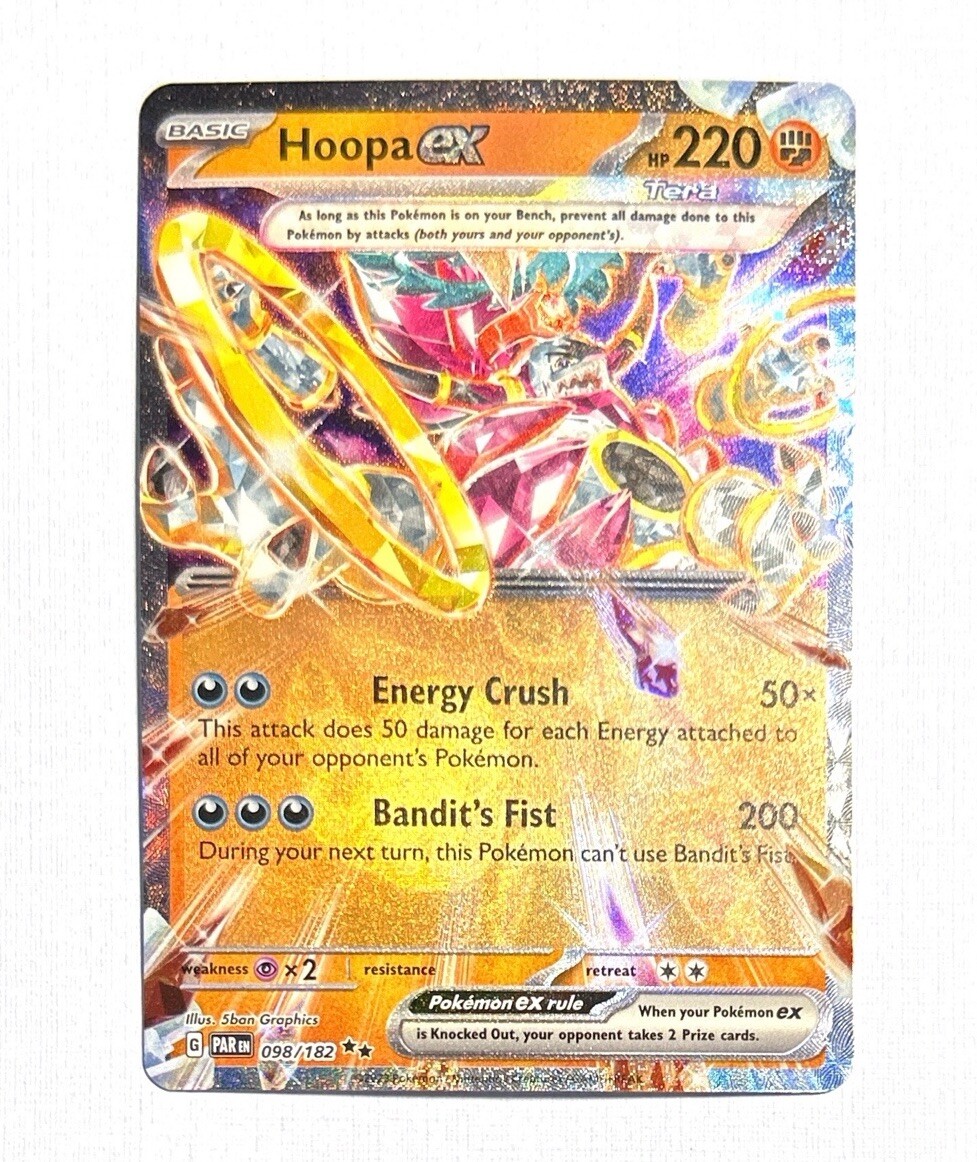 Hoopa EX ~ Pokemon Paradox Rift ~ Full Art Holo 098/182 | eBay