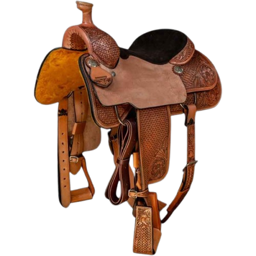 EQ Pony & Adult Wade Tree A Fork Premium Western Leather Roping Ranch