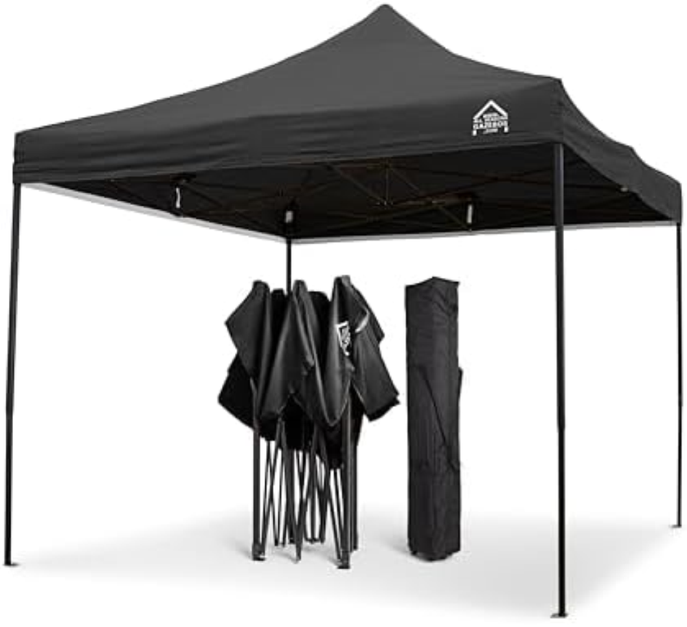 All Seasons Gazebos Gazebo pop-up 3x3m completamente impermeabil - Nero
