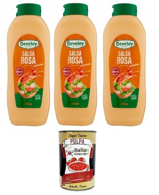 Salsa Rosa Soße TOPDOWN 3x 875ml+Polpa 400g