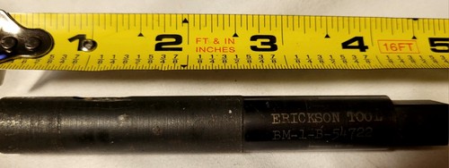 Tap Extension Holder B54722 0.310'' OAL: 4-3/4'' Erickson New - Picture 6 of 6