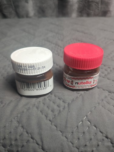 Mini Nutella Hazelnut Cocoa Spread Jars, 1.05oz each, (2-Pack) Exp. Date 6/2025 - Picture 5 of 6