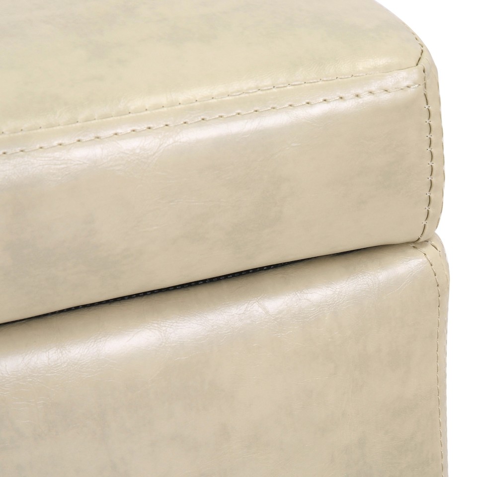 York Upholstered Quilted Stitched FlipTop Storage Bench eBay