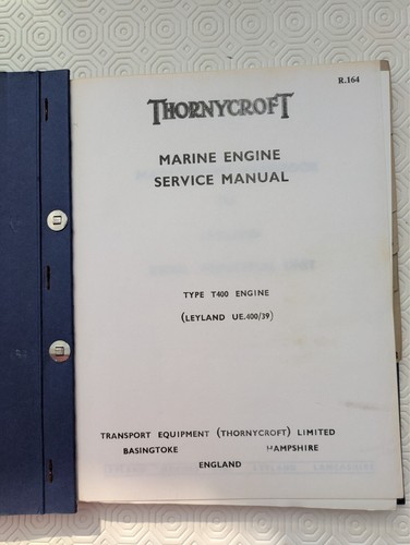 Leyland Maintenance and Service Manual UE 400/39 Diesel Engine - Picture 3 of 3